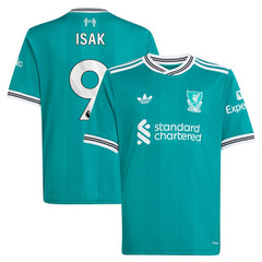 Adidas Alexander Isak Liverpool Youth 2025/26 Third Replica Player Jerseys - Green