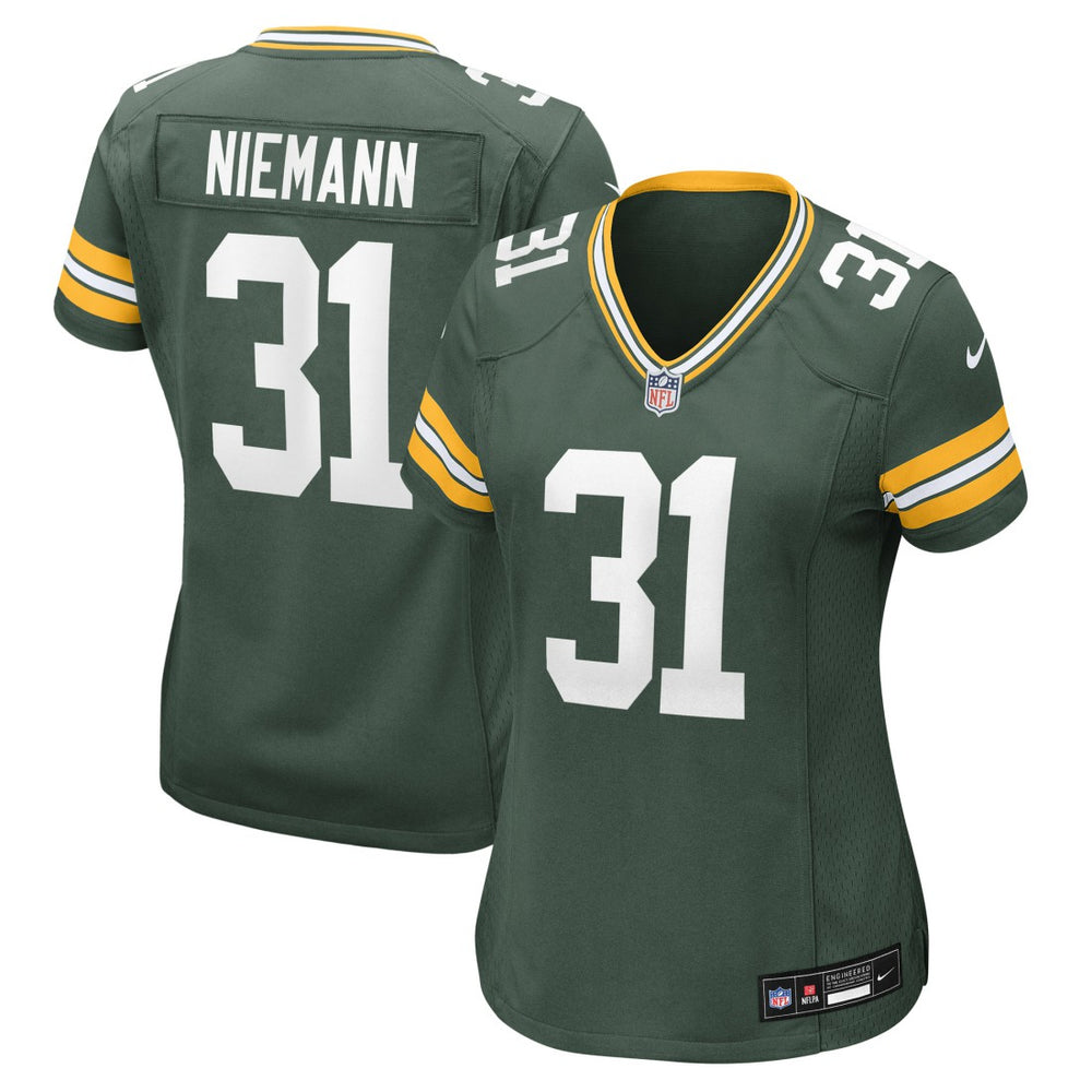 Nick Niemann Green Bay Packers Women's Team Game Jersey Green - Nike