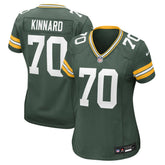 Darian Kinnard Green Bay Packers Women's Team Game Jersey Green - Nike