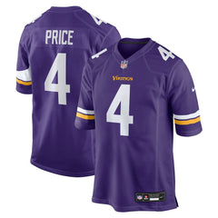 Myles Price Minnesota Vikings Team Game Jersey Purple - Nike