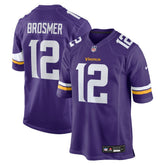 Max Brosmer Minnesota Vikings Team Game Jersey Purple - Nike