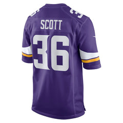 Zavier Scott Minnesota Vikings Team Game Jersey Purple - Nike