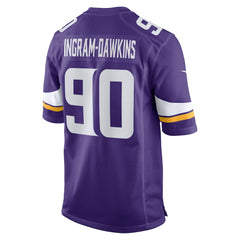 Tyrion Ingram-Dawkins Minnesota Vikings Team Game Jersey Purple - Nike