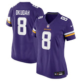 Jeff Okudah Minnesota Vikings Women's Team Game Jersey Purple - Nike