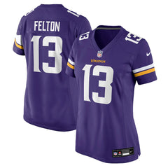 Tai Felton Minnesota Vikings Women's Team Game Jersey Purple - Nike