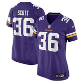 Zavier Scott Minnesota Vikings Women's Team Game Jersey Purple - Nike
