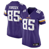 Ben Yurosek Minnesota Vikings Women's Team Game Jersey Purple - Nike