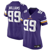 Elijah Williams Minnesota Vikings Women's Team Game Jersey Purple - Nike
