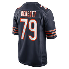 Theo Benedet Chicago Bears Team Game Jersey Navy - Nike