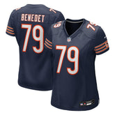Theo Benedet Chicago Bears Women's Team Game Jersey Navy - Nike