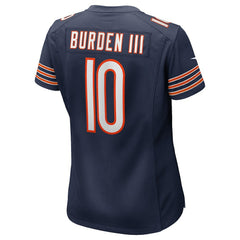 Luther Burden III Chicago Bears Women's Team Game Jersey Navy - Nike