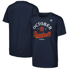 Detroit Tigers Fanatics Youth 2025 MLB Postseason Locker Room T-Shirt Online