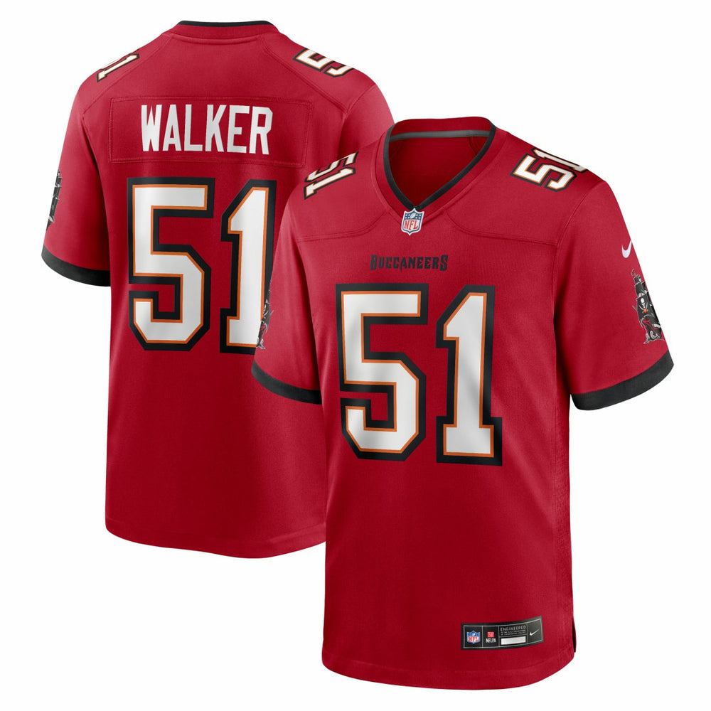David Walker Tampa Bay Buccaneers Team Game Jersey Red - Nike