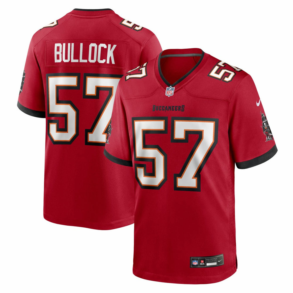 John Bullock Tampa Bay Buccaneers Team Game Jersey Red - Nike