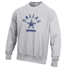 Dallas Cowboys Champion Reverse Weave Fleece Sweatshirt Heather Gray - NFL