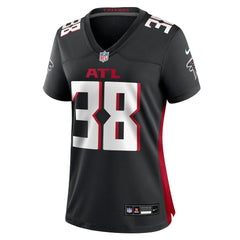 Nathan Carter Atlanta Falcons Women's Team Game Jersey Black - Nike