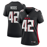 Josh Woods Atlanta Falcons Women's Team Game Jersey Black - Nike