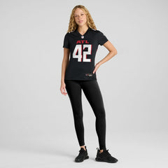 Josh Woods Atlanta Falcons Women's Team Game Jersey Black - Nike
