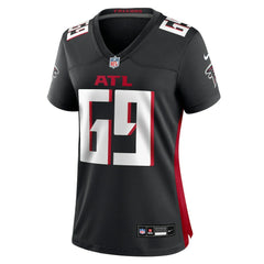 Jack Nelson Atlanta Falcons Women's Team Game Jersey Black - Nike