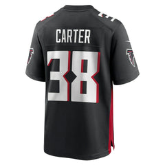 Nathan Carter Atlanta Falcons Team Game Jersey Black - Nike