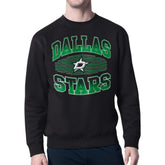 Dallas Stars - Starter Team Grit Graphic Fleece Pullover Sweatshirt Black