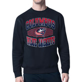 Columbus Blue Jackets - Starter Team Grit Graphic Fleece Pullover Sweatshirt Navy
