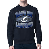 Tampa Bay Lightning - Starter Team Grit Graphic Fleece Pullover Sweatshirt Navy
