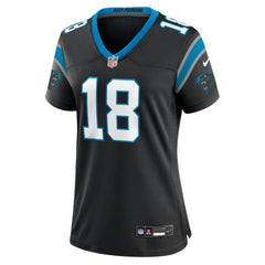 Jalen Coker Carolina Panthers Women's Team Game Jersey Black - Nike