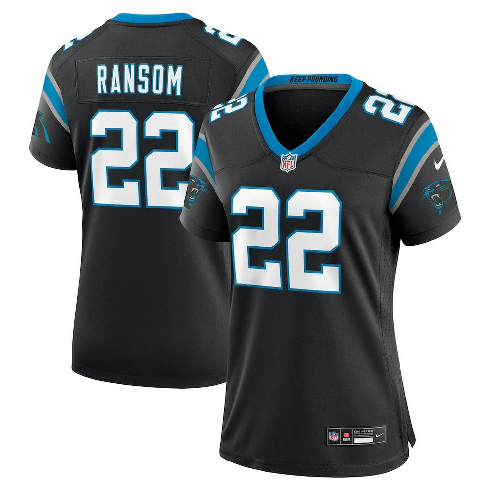 Lathan Ransom Carolina Panthers Women's Team Game Jersey Black - Nike