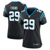 Akayleb Evans Carolina Panthers Women's Team Game Jersey Black - Nike