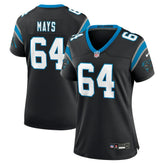Cade Mays Carolina Panthers Women's Team Game Jersey Black - Nike