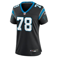 Popo Aumavae Carolina Panthers Women's Team Game Jersey Black - Nike