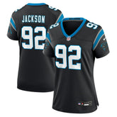 Cam Jackson Carolina Panthers Women's Team Game Jersey Black - Nike