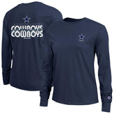 Dallas Cowboys Champion Women's Core Long-Sleeve T-Shirt Navy - NFL