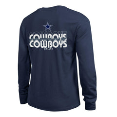 Dallas Cowboys Champion Women's Core Long-Sleeve T-Shirt Navy - NFL