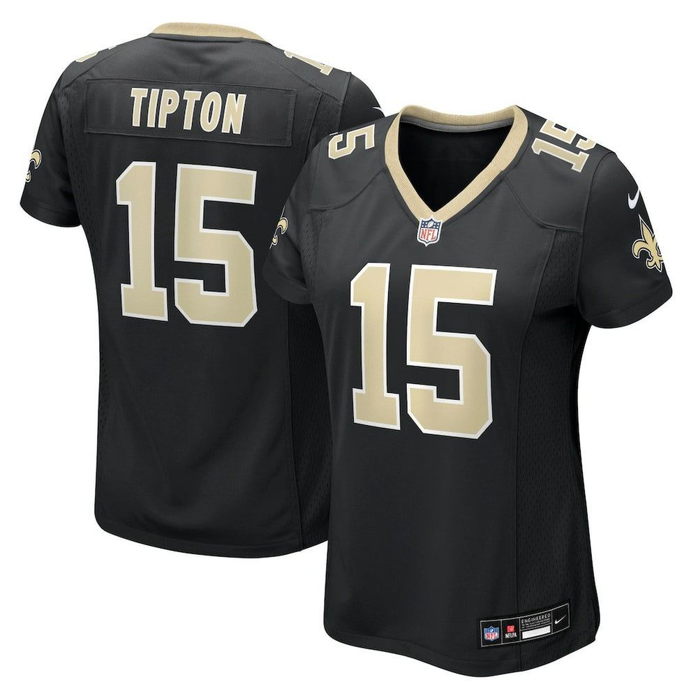 Mason Tipton New Orleans Saints Women's Team Game Jersey Black - Nike