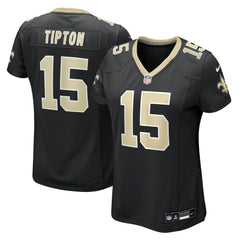 Mason Tipton New Orleans Saints Women's Team Game Jersey Black - Nike