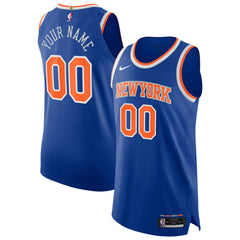 Nike - New York Knicks Authentic Custom Jersey - Icon Edition - Blue