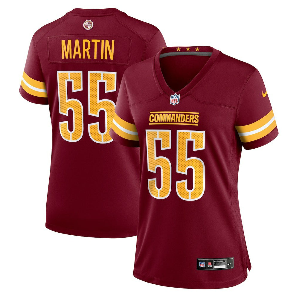 Jacob Martin Washington Commanders Women's Team Game Jersey Burgundy - Nike