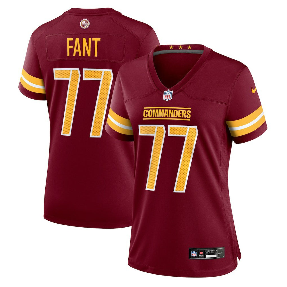 George Fant Washington Commanders Women's Team Game Jersey Burgundy - Nike