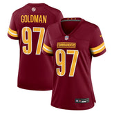 Eddie Goldman Washington Commanders Women's Team Game Jersey Burgundy - Nike