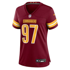 Eddie Goldman Washington Commanders Women's Team Game Jersey Burgundy - Nike