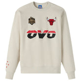 NBA - Chicago Bulls OVO x NBA Fleece Sweatshirt - Natural