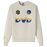 NBA - Golden State Warriors OVO x NBA Fleece Sweatshirt - Natural