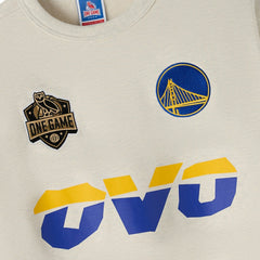 NBA - Golden State Warriors OVO x NBA Fleece Sweatshirt - Natural