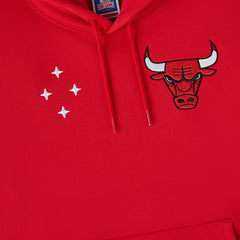 NBA - Chicago Bulls OVO x NBA Fleece Hoodie - Red