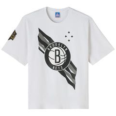 NBA - Brooklyn Nets OVO x NBA Heavyweight T-Shirt - White