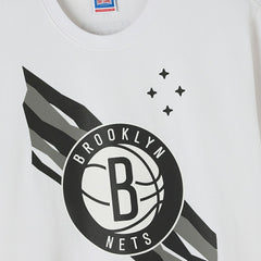 NBA - Brooklyn Nets OVO x NBA Heavyweight T-Shirt - White