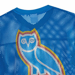 NBA - Oklahoma City Thunder OVO x NBA Mesh Football Fashion Jersey - Blue