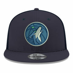 New Era - Minnesota Timberwolves Core Logo Meshback 9FIFTY Snapback Hat - Navy
